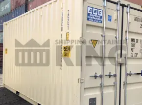 20' High Cube Shipping Container (Doors Both Ends, Steel Floor)