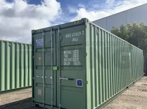40' High Cube Shipping Container (Steel Floor)
