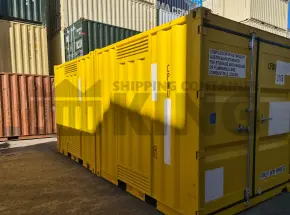 Pair of 10' Dangerous Goods Shipping Containers (2 x 4 Corner Post 10' Dangerous Goods)