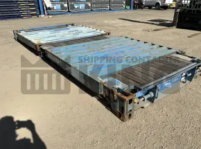 20' Flat Rack Shipping Container (With Collapsible Ends)