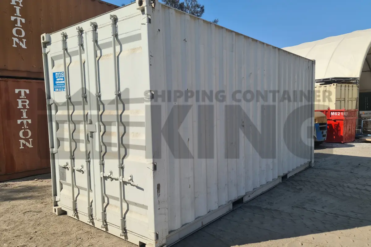 20' High Cube Shipping Container (With Tie Rails)