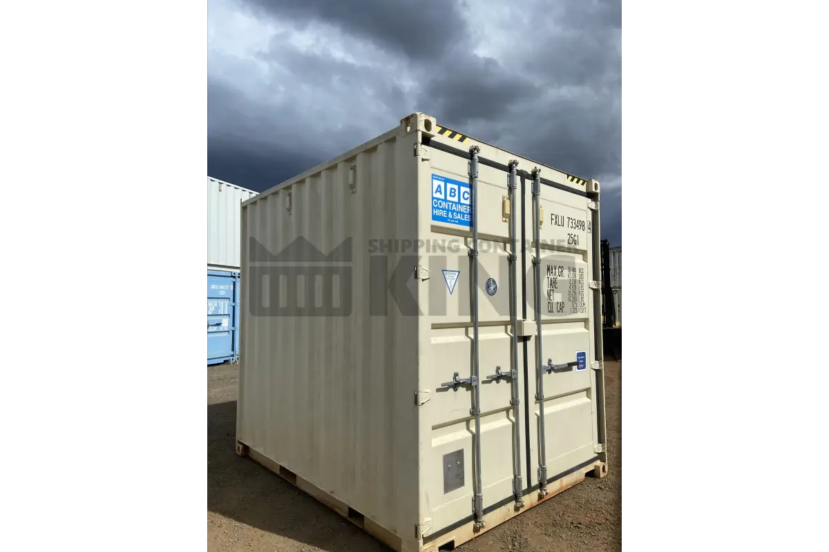 10' High Cube Shipping Container (Container Door End)