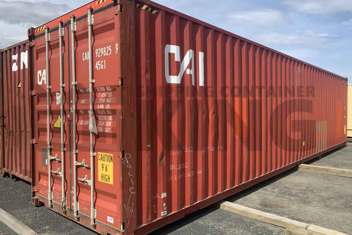 40' High Cube Shipping Container