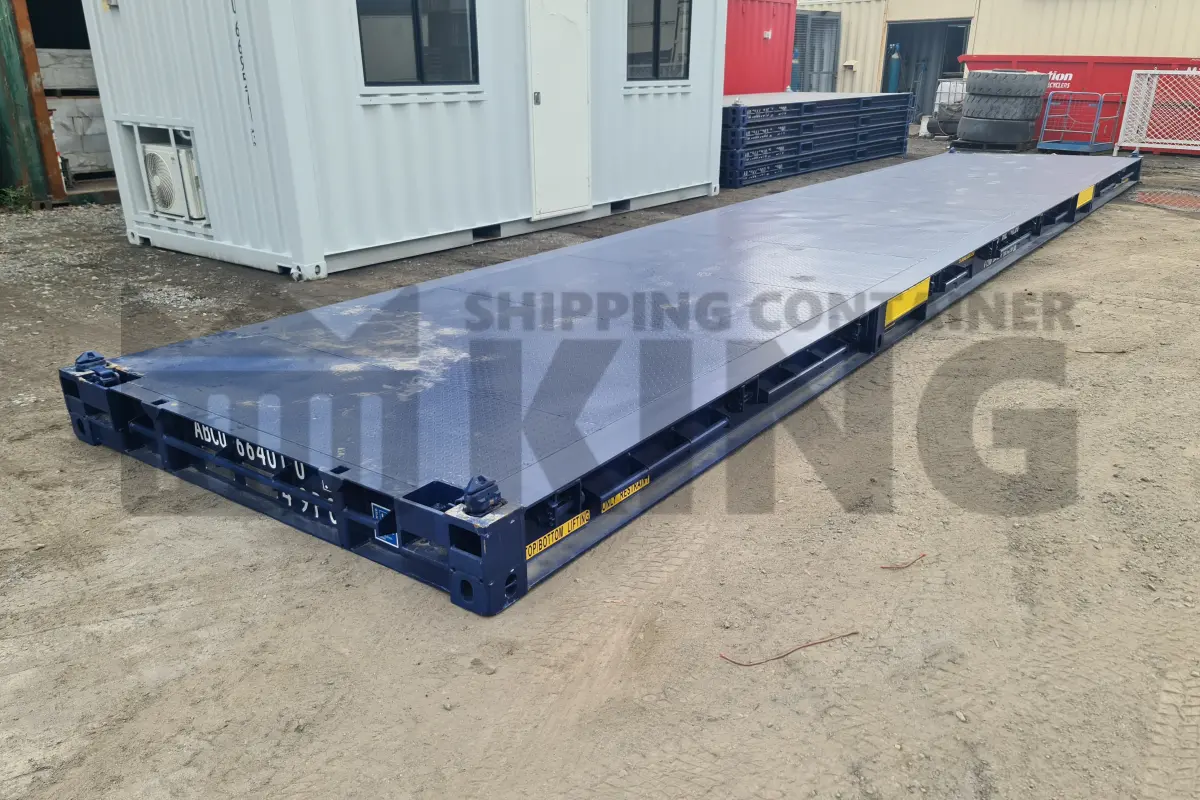 40' Platform 316mm Base Depth Shipping Container (Built In Twist Lock)