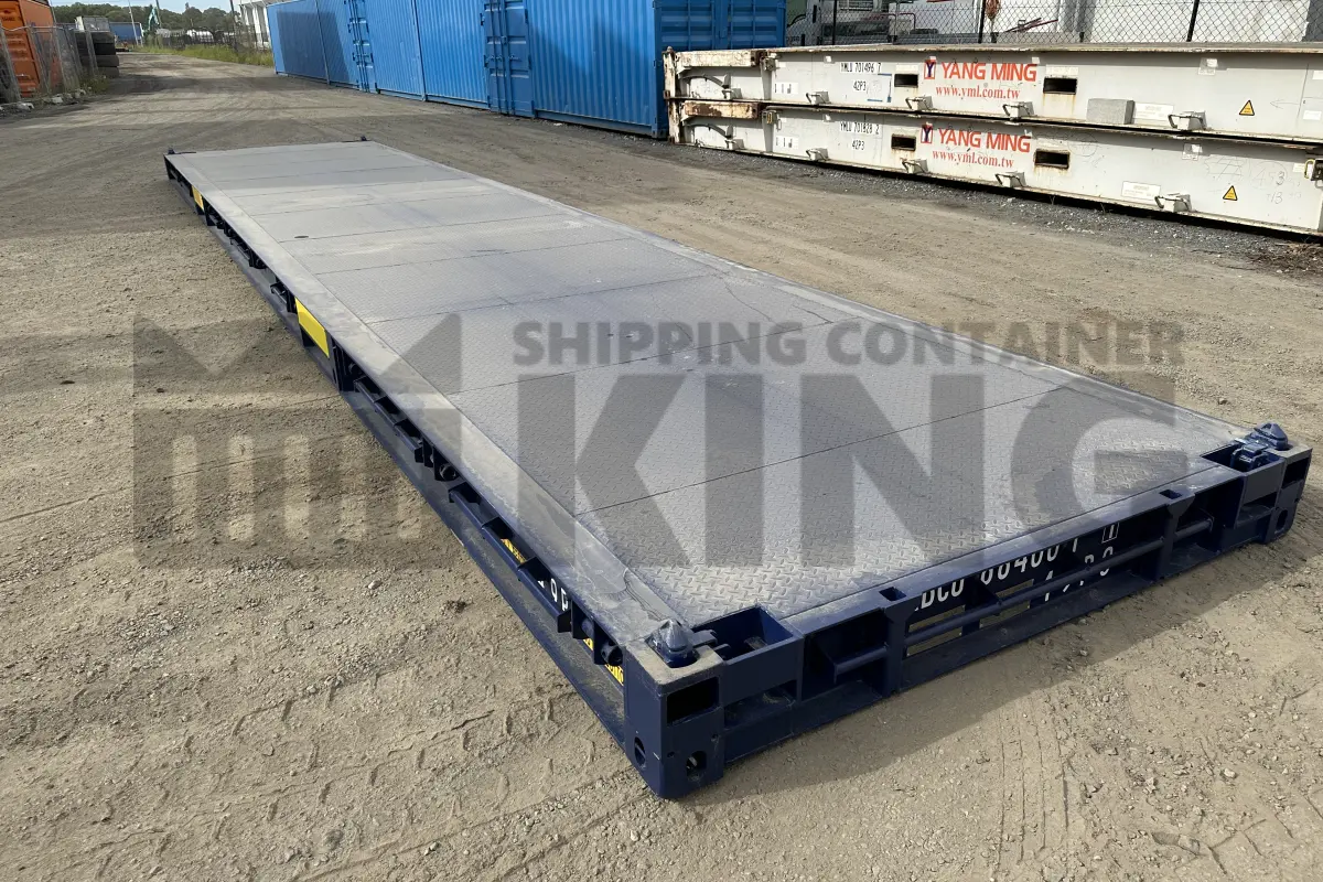 40' Platform 316mm Base Depth Shipping Container (Built In Twist Lock)