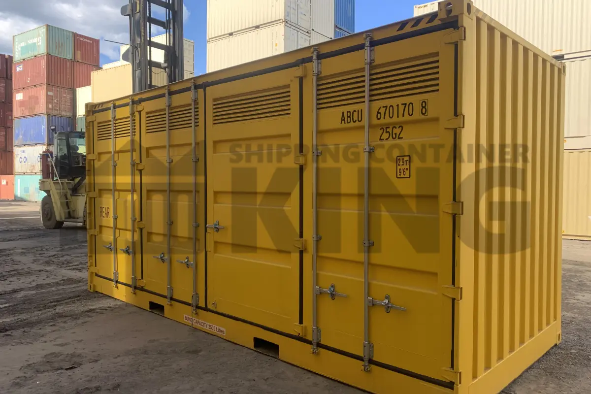 20' High Cube Side Opening Dangerous Goods Shipping Container