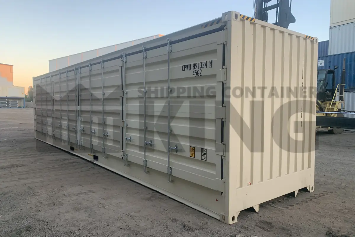 40' High Cube Full Side Opening Shipping Container