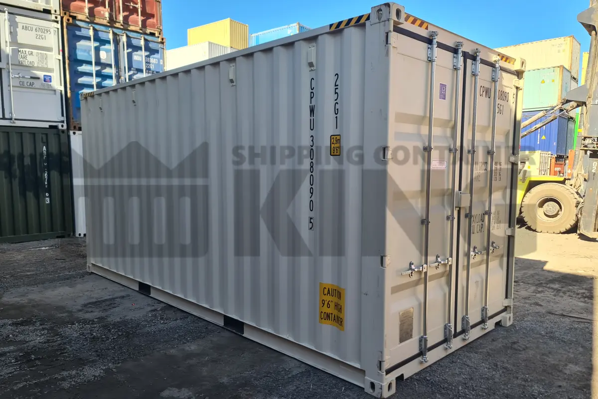 20' High Cube Shipping Container (Steel Floor)