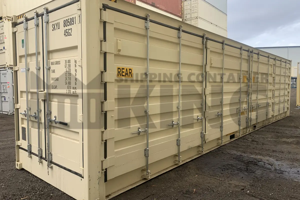 40' High Cube Full Side Opening Shipping Container