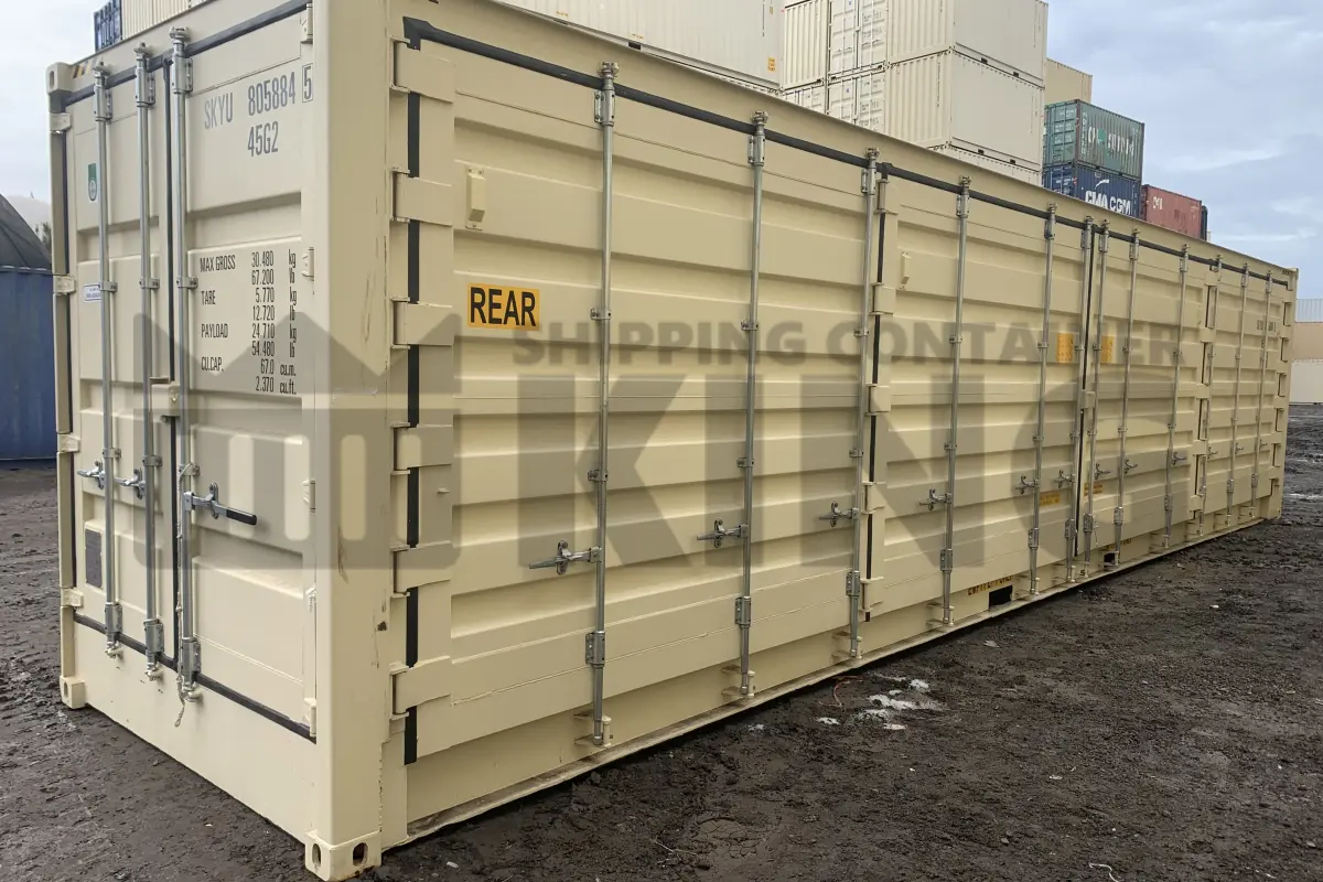 40' High Cube Full Side Opening Shipping Container