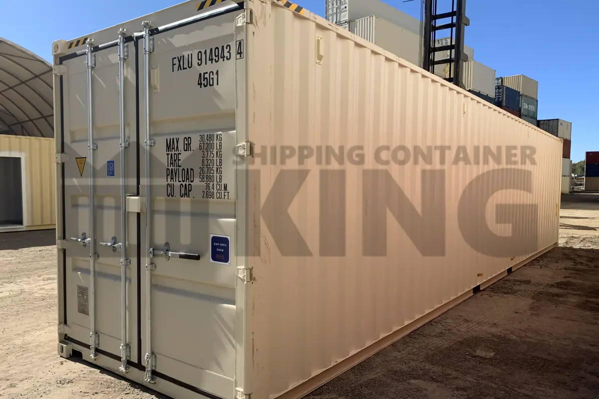 40' High Cube Shipping Container