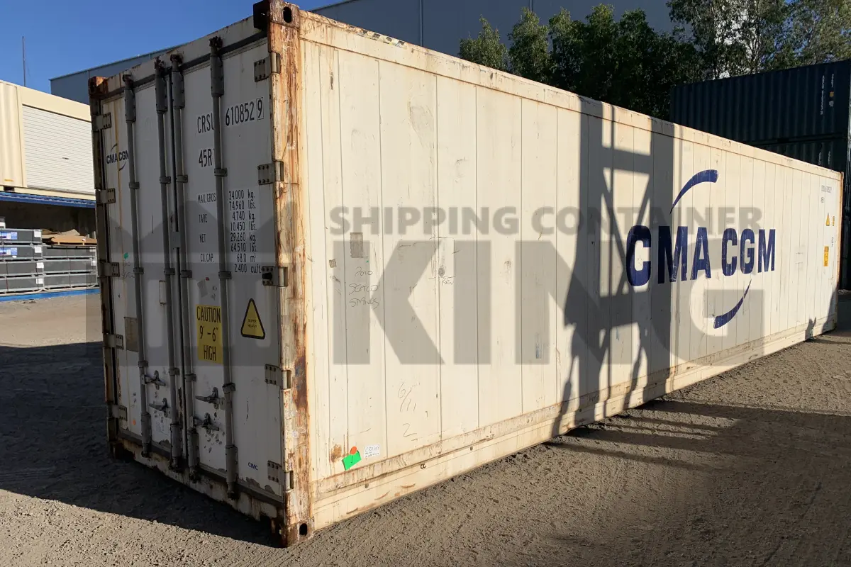 40' High Cube Refrigerated "Reefer" Shipping Container (Non-Operational)