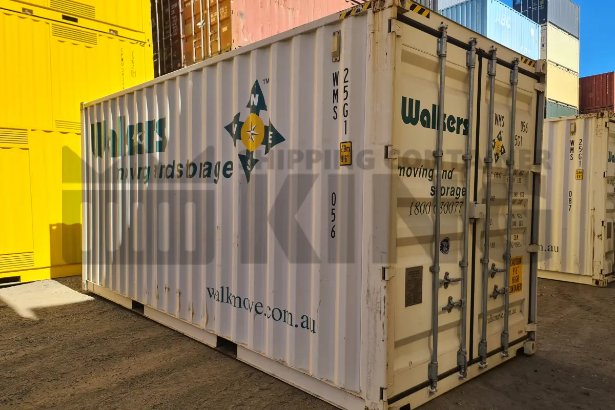 20' High Cube Shipping Container (With Tie Rails)