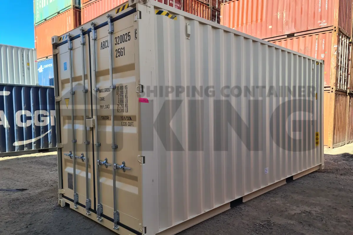 20' High Cube Shipping Container (With Tie Rails)