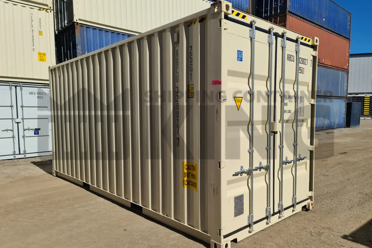 20' High Cube Shipping Container (With Tie Rails)