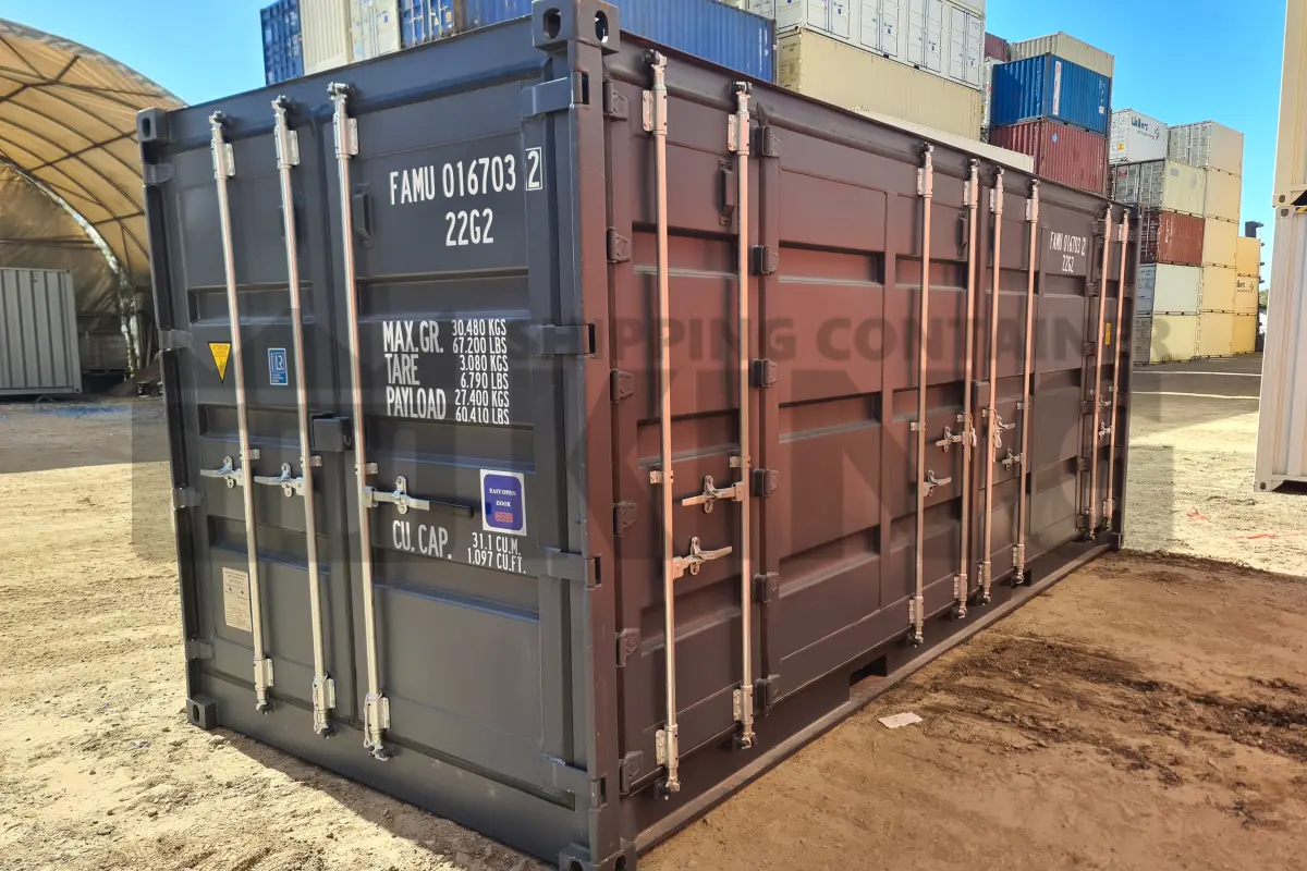 20' Standard Height Full Side Opening Shipping Container