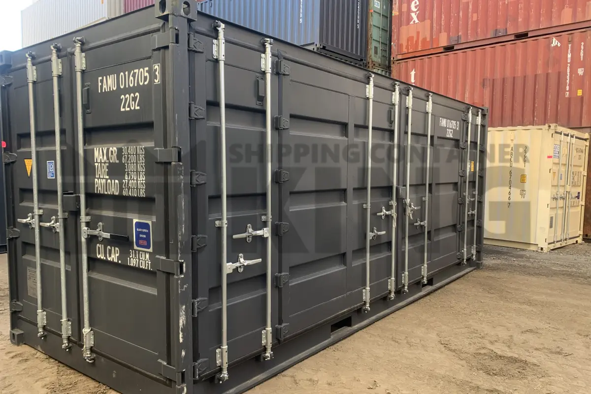 20' Standard Height Full Side Opening Shipping Container