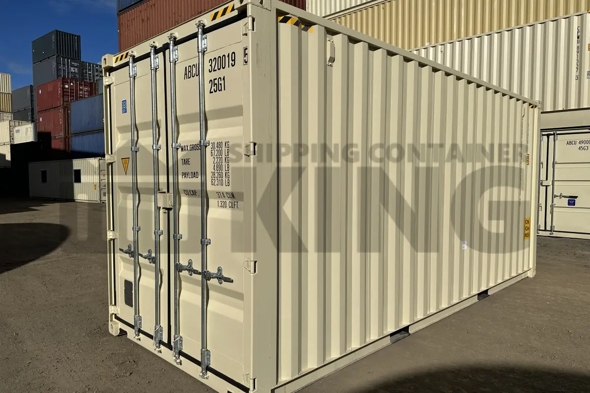 20' High Cube Shipping Container (With Tie Rails)