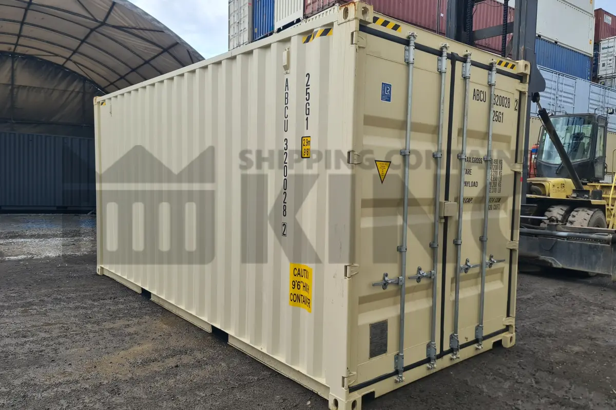 20' High Cube Shipping Container (With Tie Rails)