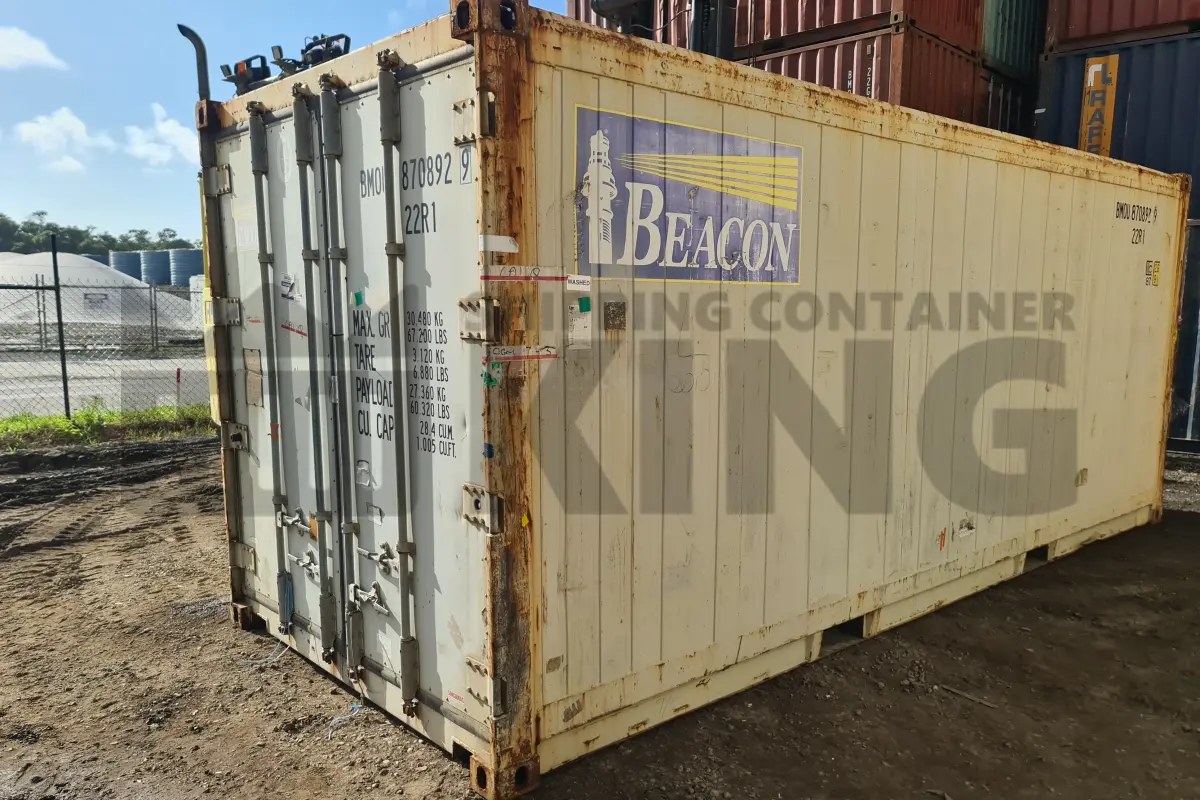 20' Standard Height Refrigerated "Reefer" Shipping Container (Non-Operational, Machinery In)