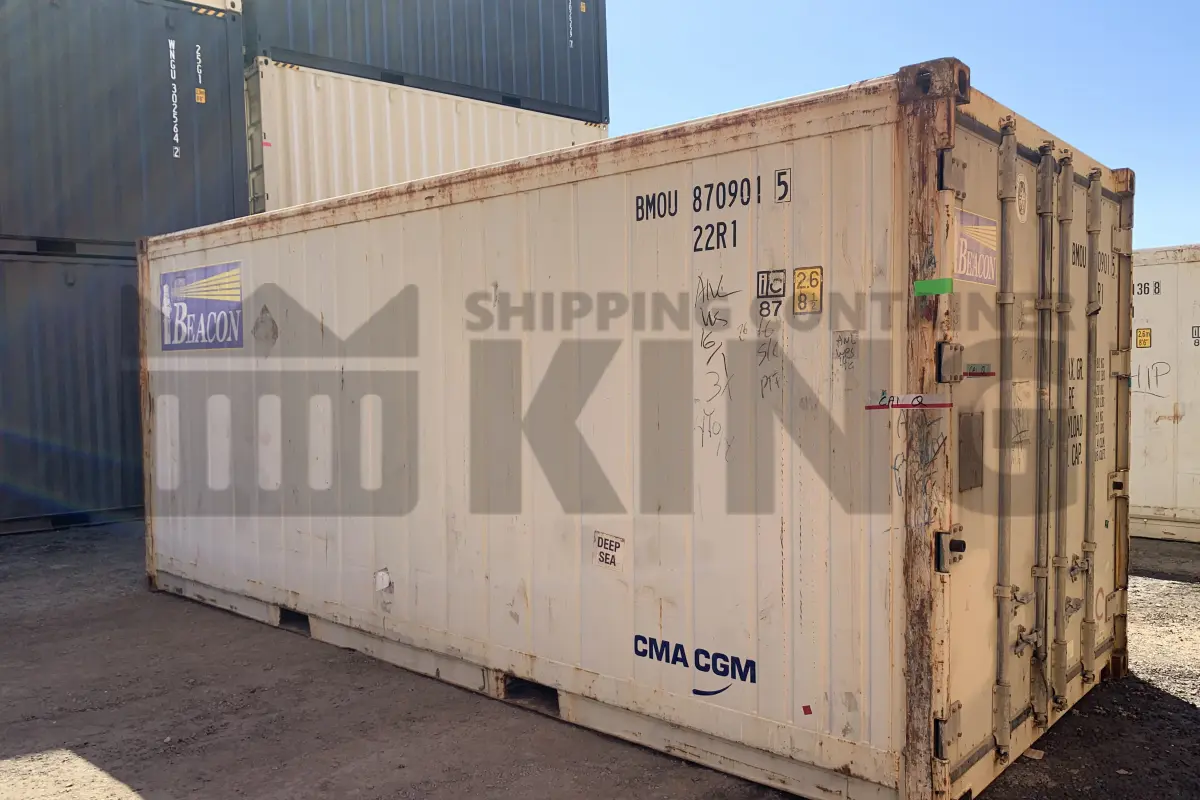 20' Standard Height Refrigerated "Reefer" Shipping Container (Non-Operational, Machinery In)