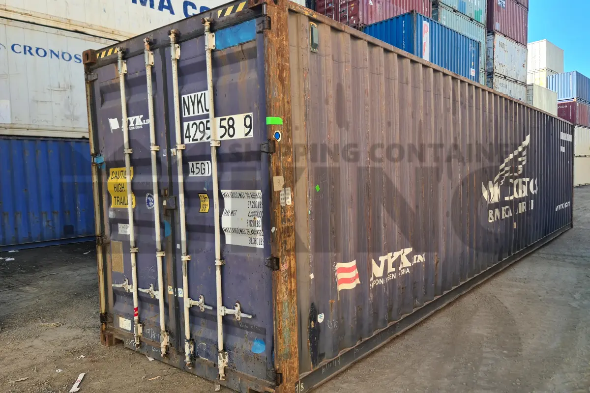 40' High Cube Shipping Container