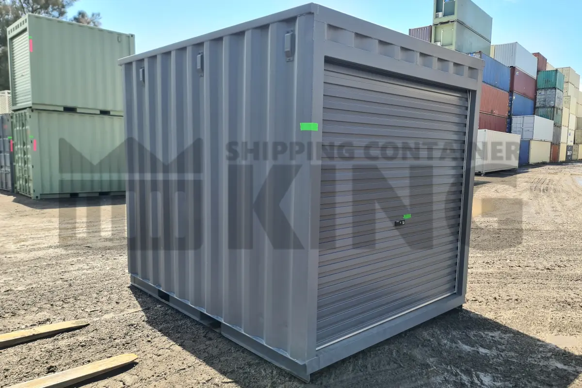 10' Standard Height Shipping Container (Roller Door, 2 Corner Posts, 2 Tine Pockets)