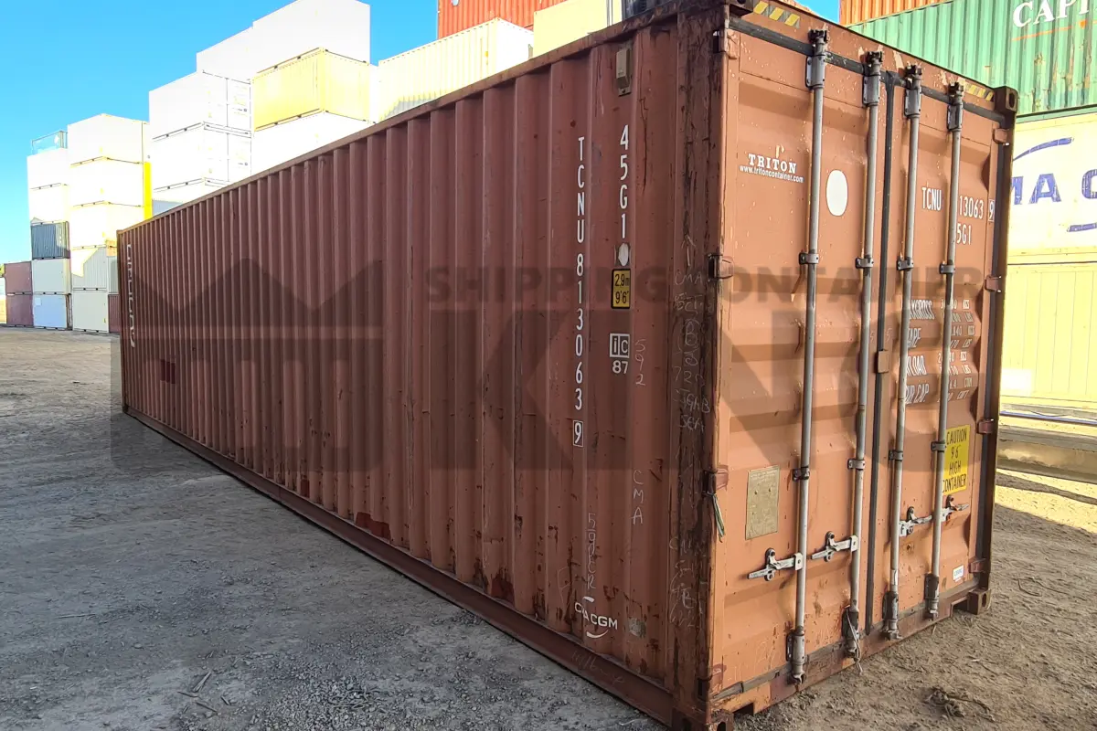 40' High Cube Shipping Container