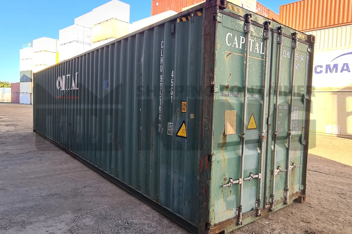 40' High Cube Shipping Container