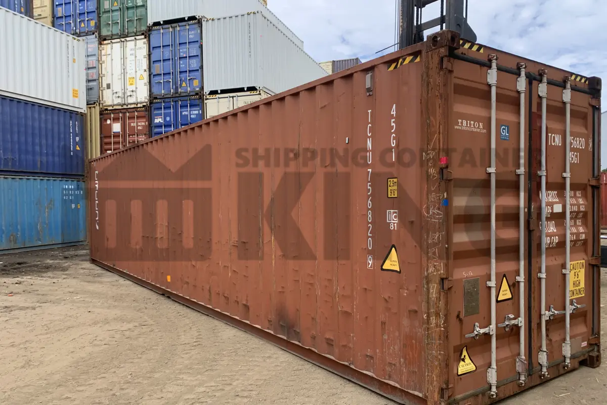 40' High Cube Shipping Container