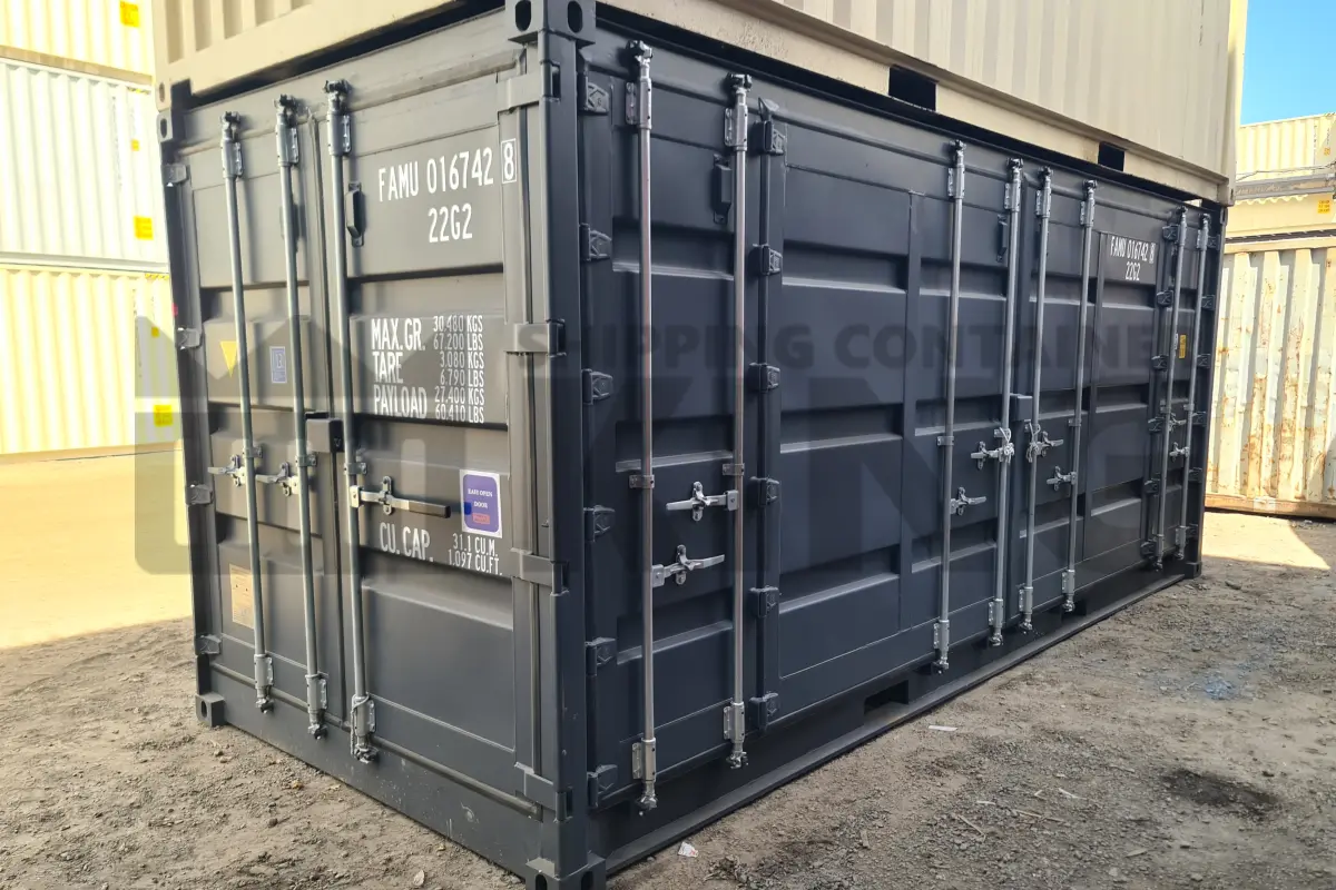 20' Standard Height Full Side Opening Shipping Container