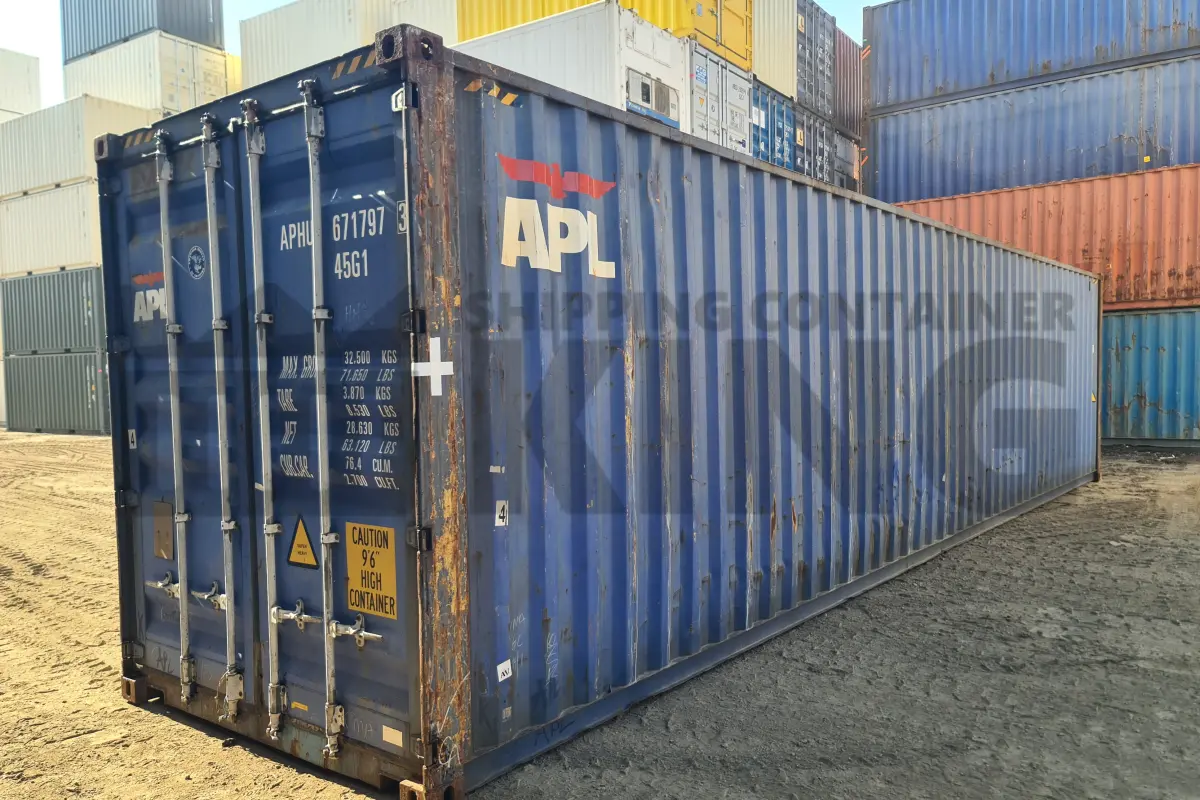 40' High Cube Shipping Container