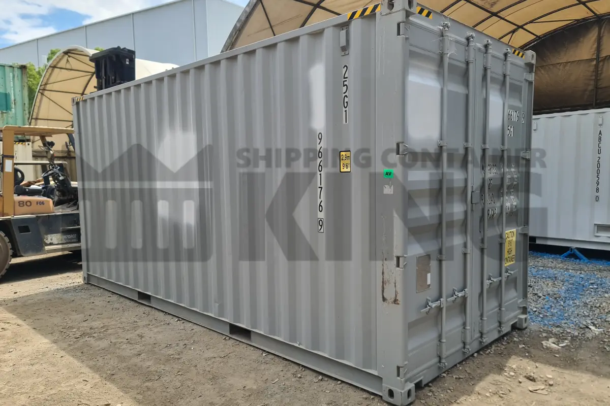 20' High Cube Shipping Container (With Tie Rails)