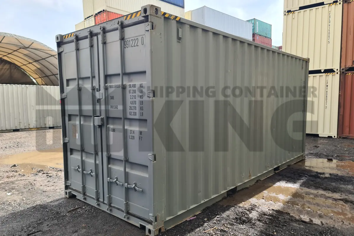 20' High Cube Shipping Container (With Tie Rails)