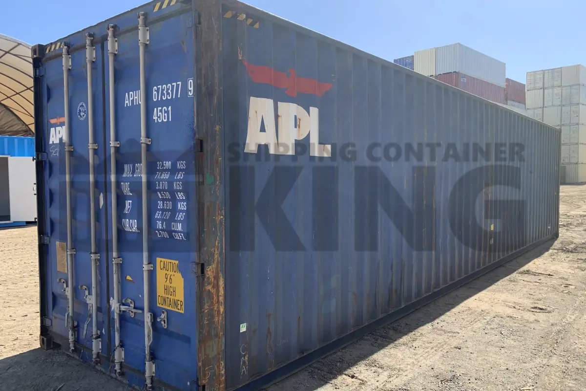 40' High Cube Shipping Container