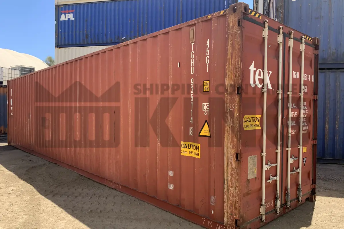 40' High Cube Shipping Container