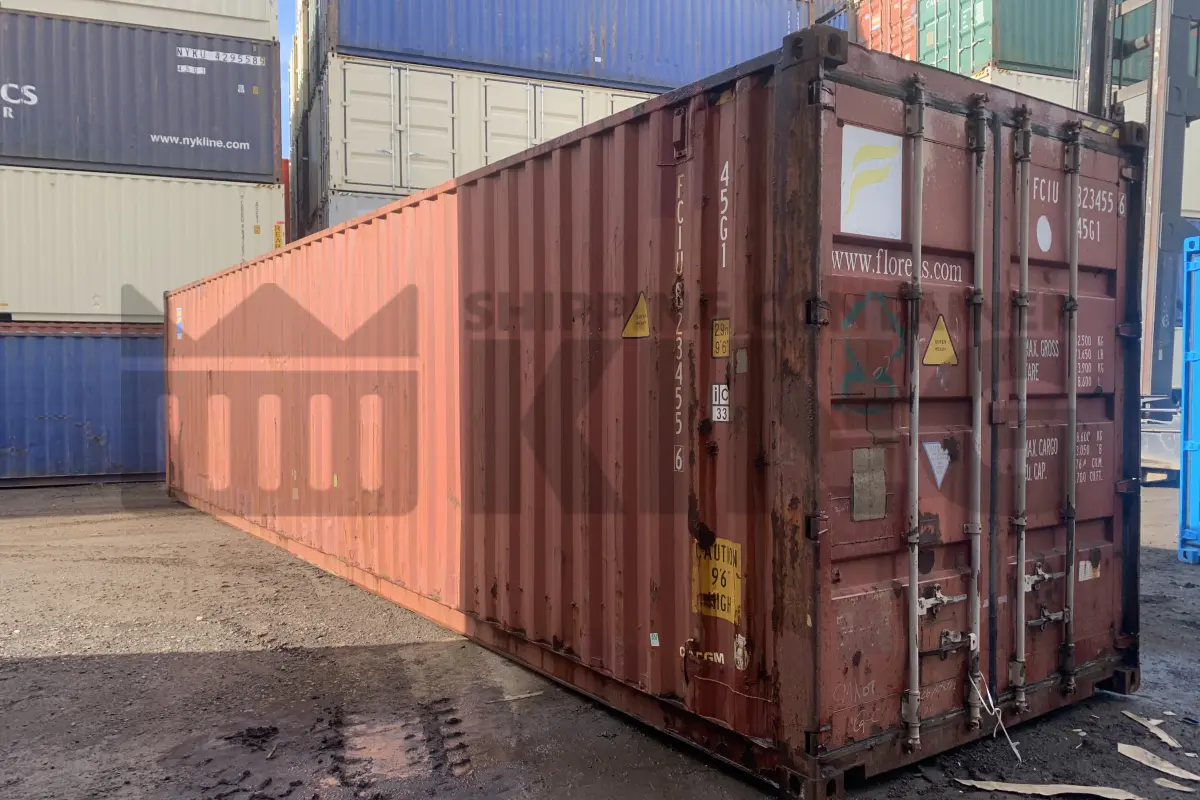 40' High Cube Shipping Container