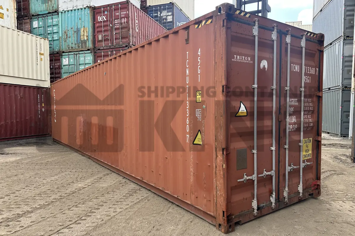 40' High Cube Shipping Container