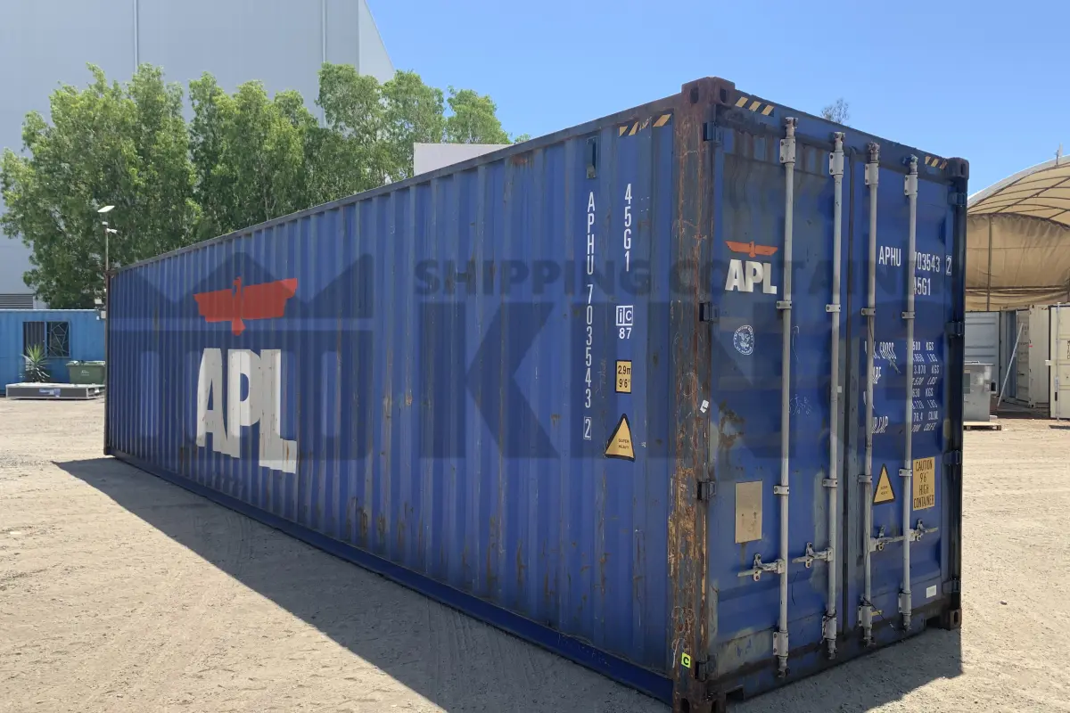 40' High Cube Shipping Container