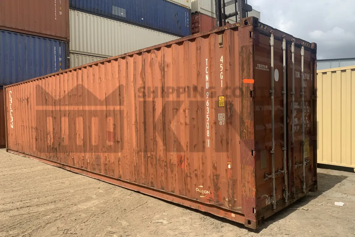 40' High Cube Shipping Container