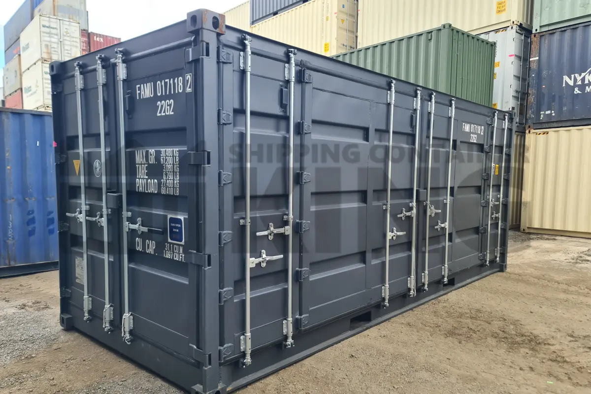 20' Standard Height Full Side Opening Shipping Container