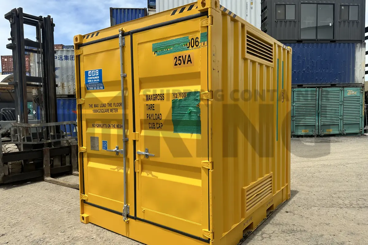 10' High Cube Dangerous Goods Shipping Container (4 Corner Post)