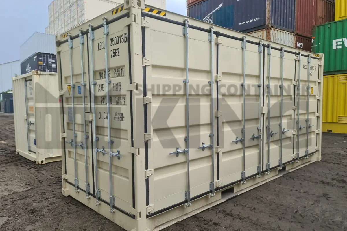 20' High Cube Full Side Opening Shipping Container