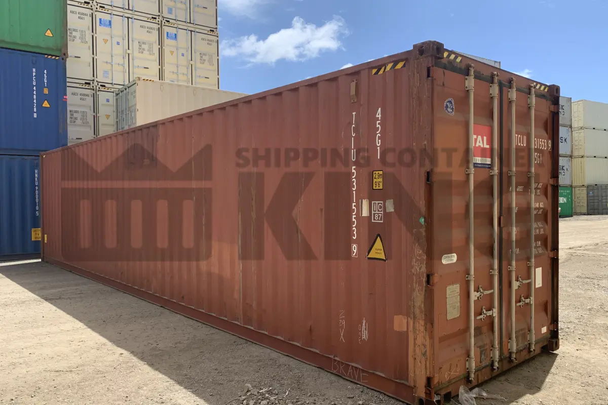 40' High Cube Shipping Container