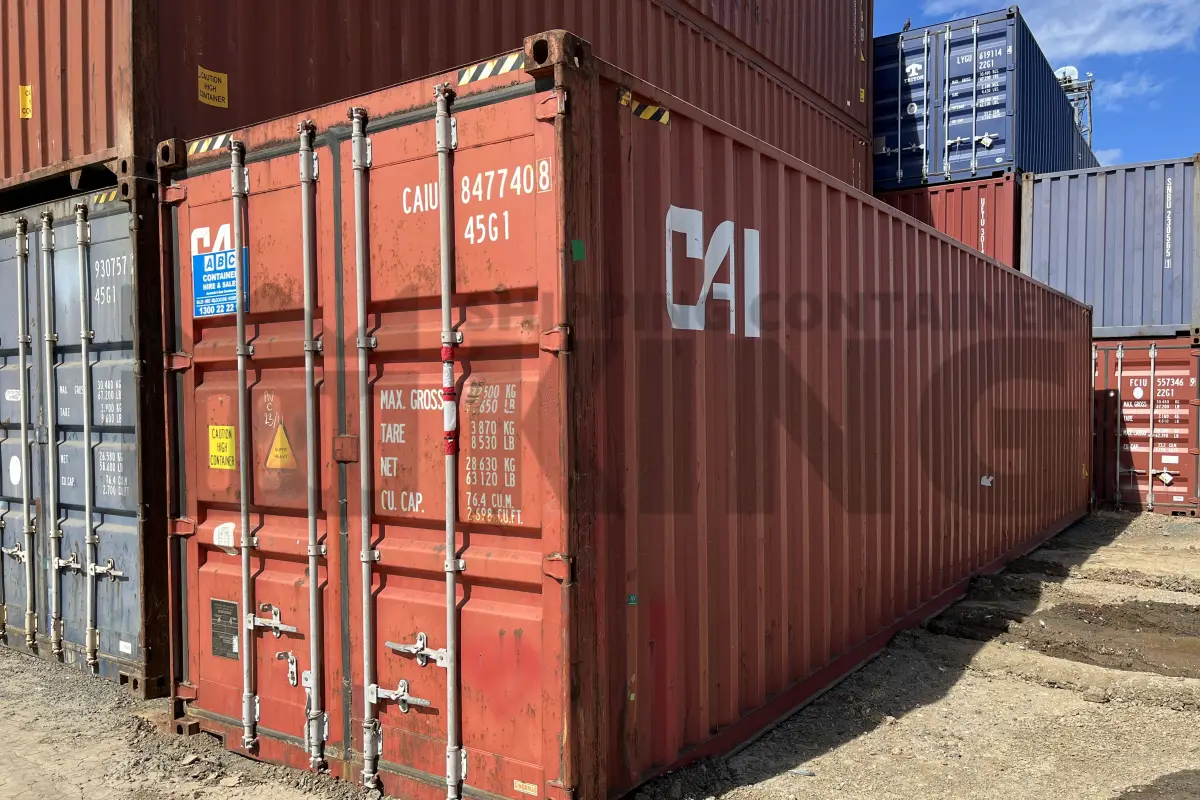 40' High Cube Shipping Container