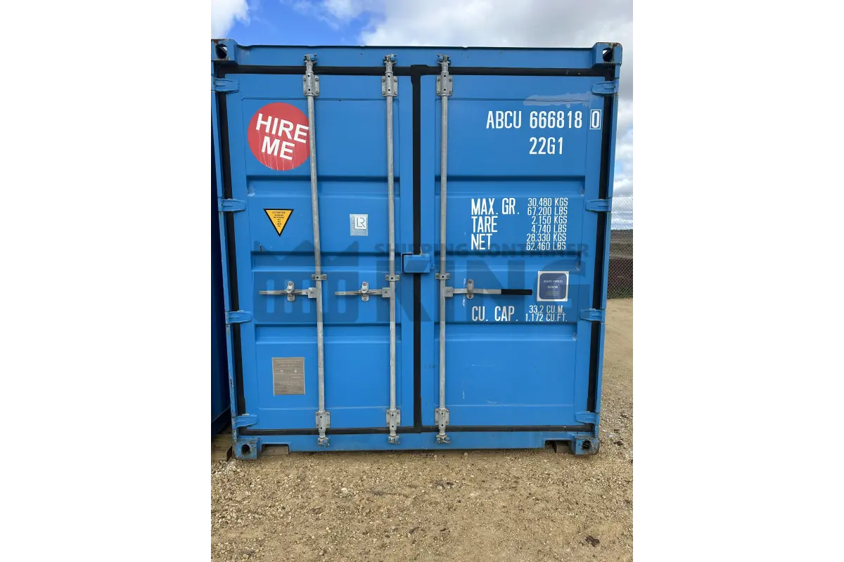 20' Standard Height Shipping Container